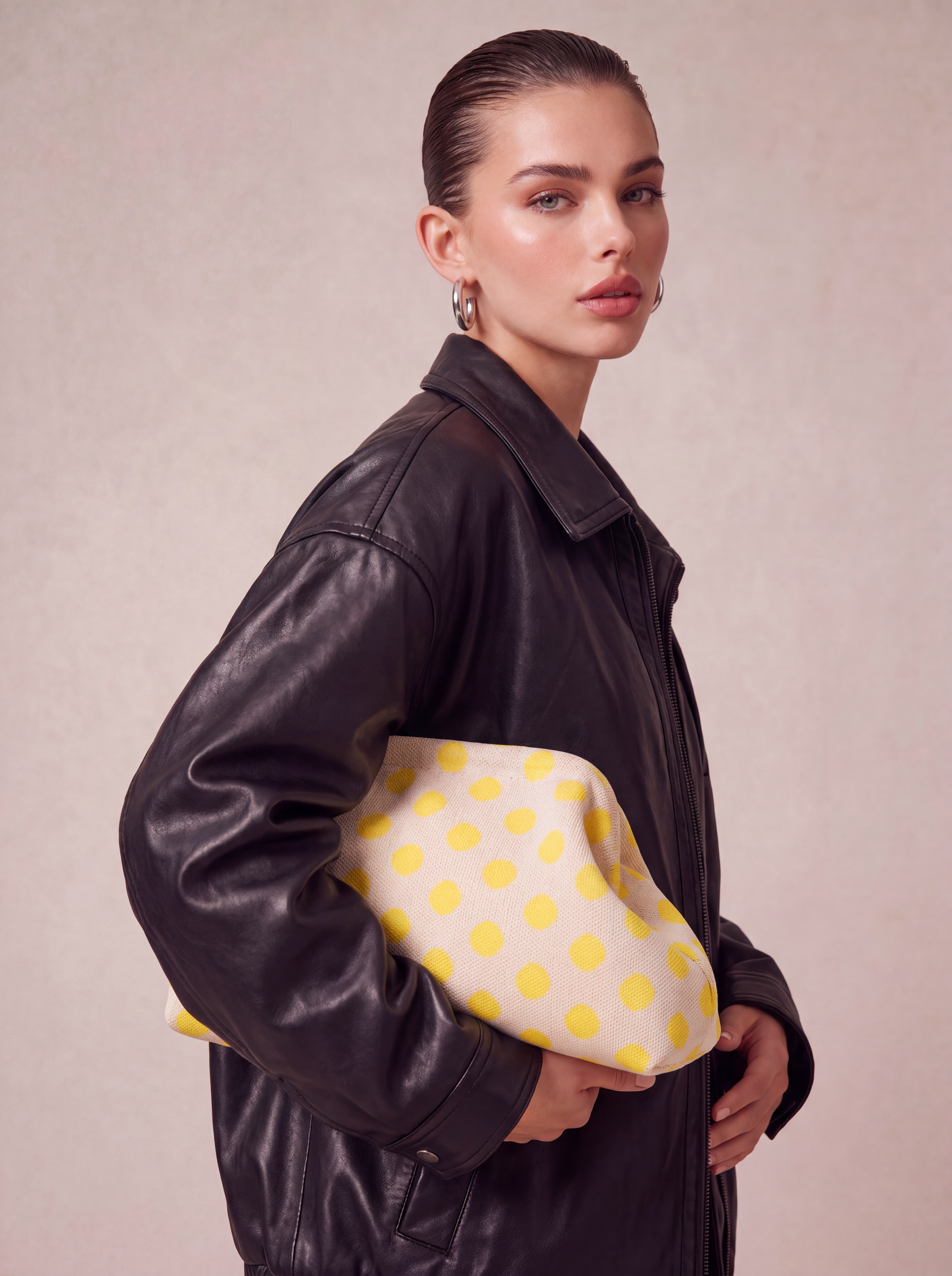 CITY GIRL POUCH POLKADOT