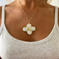 OVAL CROSS NECKLACE