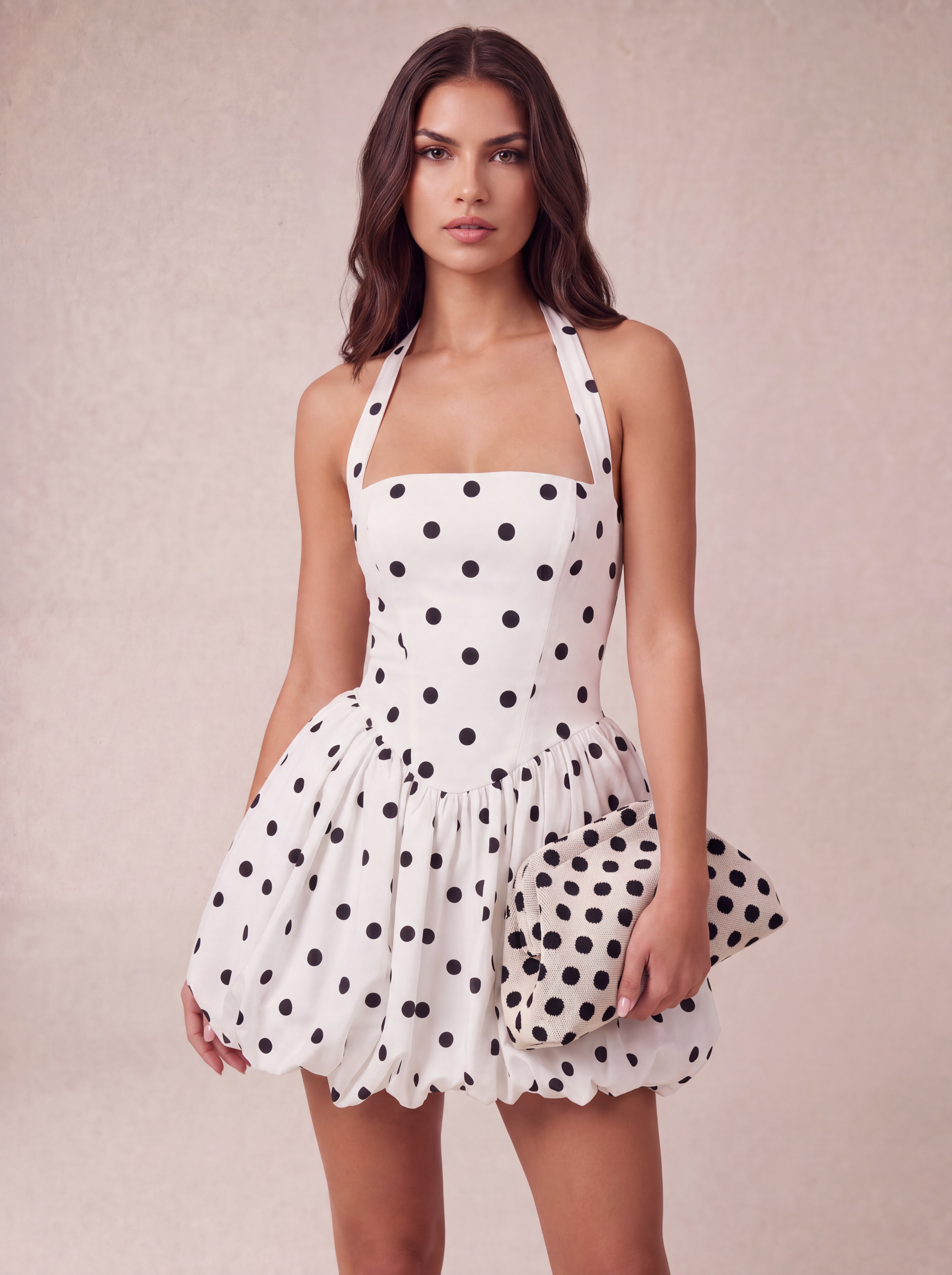 CITY GIRL POUCH POLKADOT