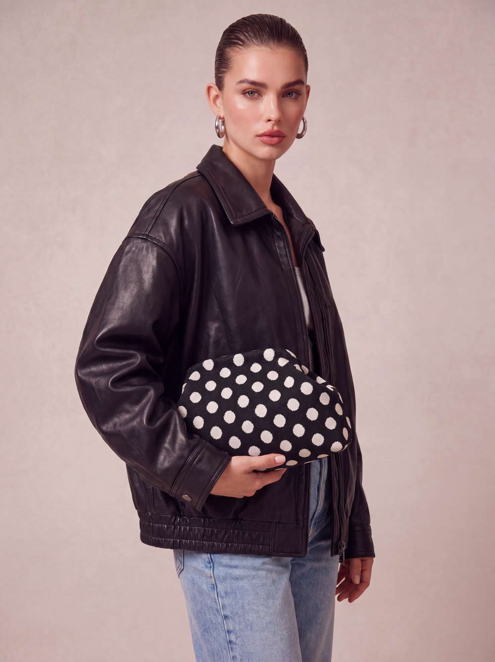 CITY GIRL POUCH POLKADOT