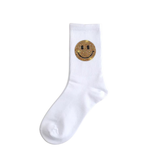 SMILEY GLITTER SOCKS | STICKYBESTIE X LDN MUSE